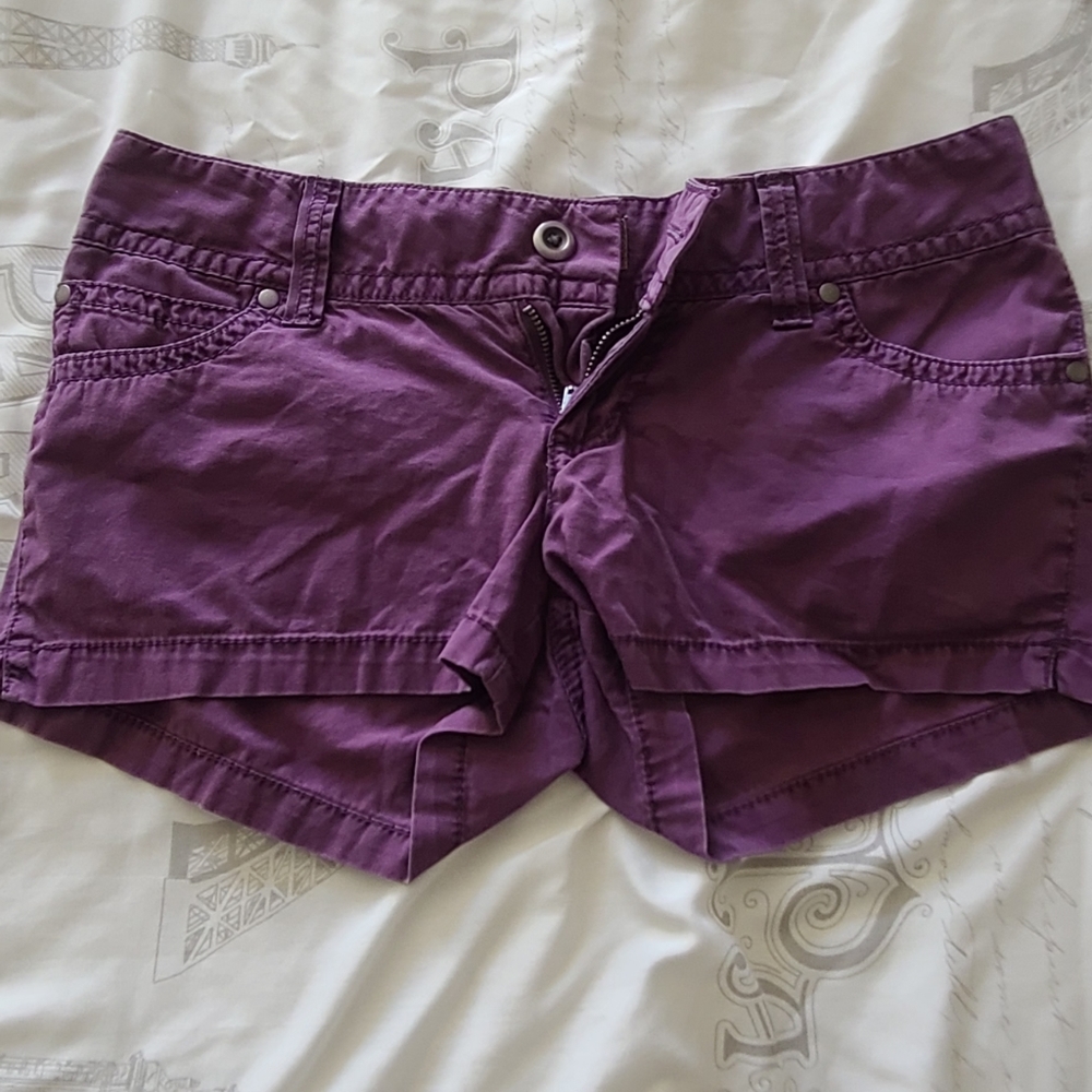 Purple shorts